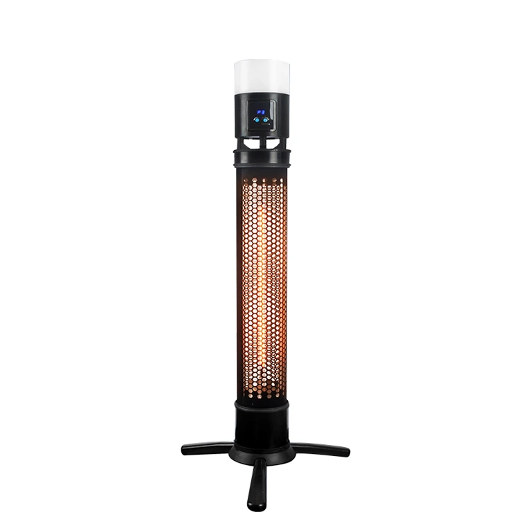 Sähköinen patiolämmitin LED-valolla